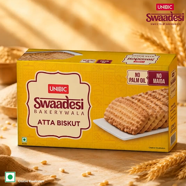Unibic Swaadesi Atta Biskut Bakery Cookies