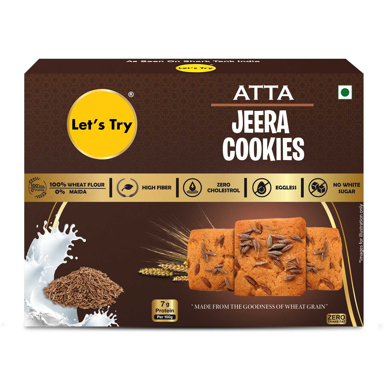 Let's Try Aata Jeera Cookies