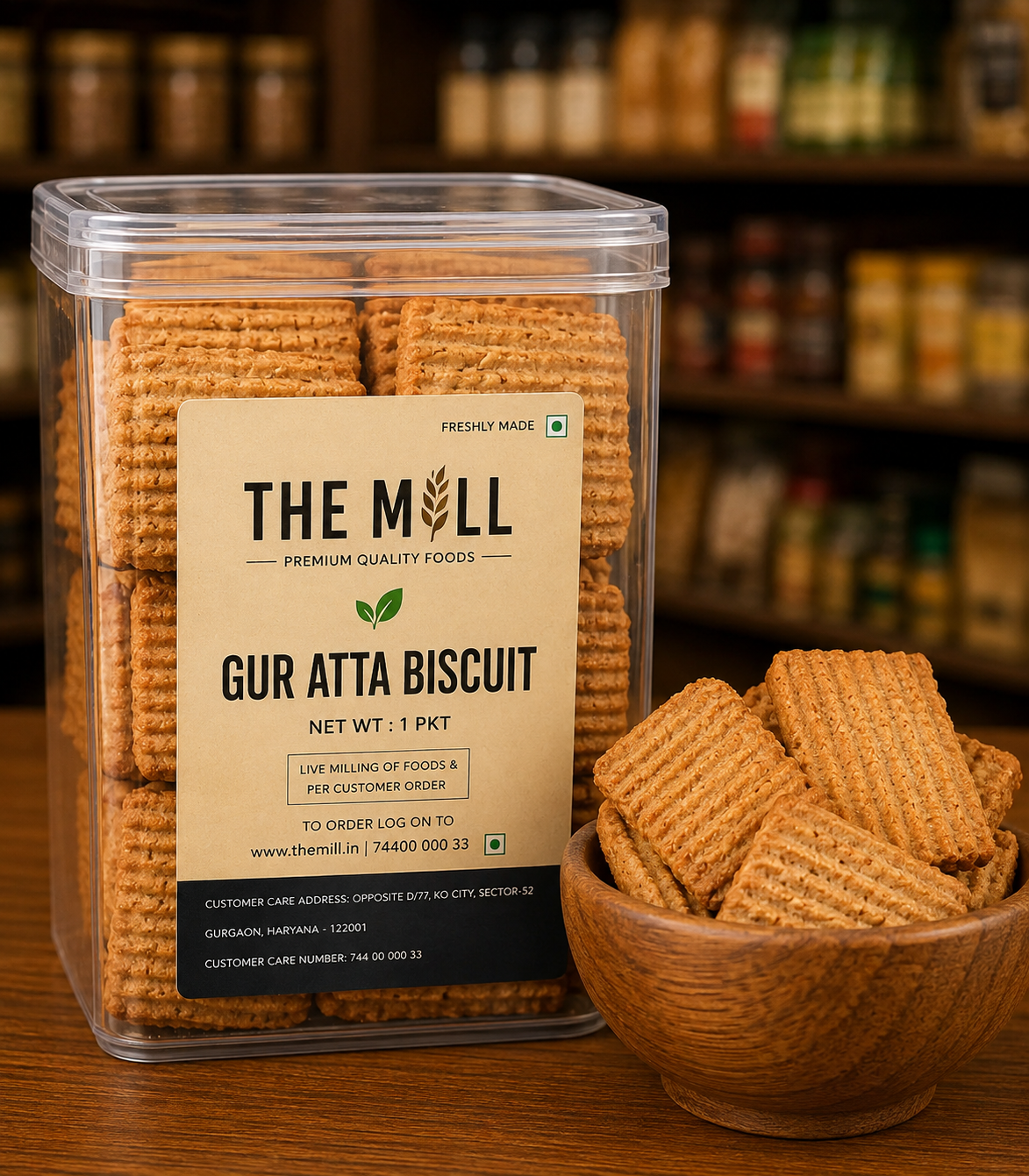 Premium Gur Chana Atta Biscuit